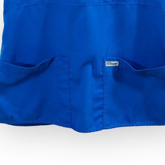 Grey’s Anatomy Riley Scrub Top Small Blue - Picture 5 of 11